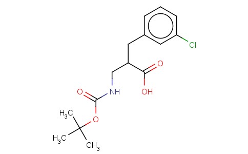2-(TERT-BUTOXYCARBONYLAMINO-METHYL)-3-(3-CHLORO-PHENYL)-PROPIONIC ACID